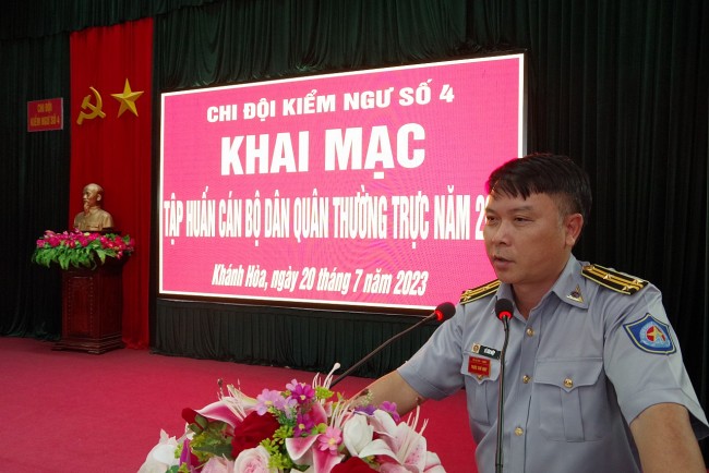 Khánh Hòa: Tập huấn kiến thức cho Chi đội Kiểm ngư số 4