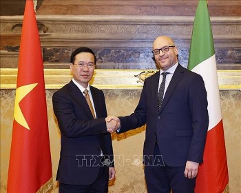 Việt Nam và Italy thúc đẩy hợp tác trên các lĩnh vực quốc phòng - an ninh, khoa học - công nghệ