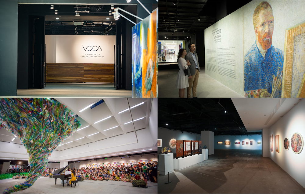 Ấn tượng không gian trải nghiệm độc đáo của Trung tâm Nghệ thuật Đương đại VCCA với tổng diện tích lên tới gần 4.000 m2 tại Vincom Mega Mall Royal City.
