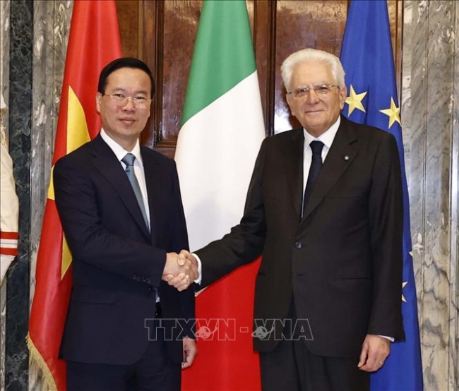 Truyền thông Italy tiếp tục đưa tin đậm nét về chuyến thăm của Chủ tịch nước Võ Văn Thưởng