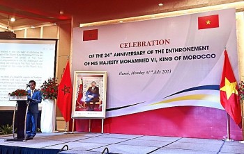 Kỷ niệm lần thứ 24 ngày lên ngôi của Quốc vương Morocco và 62 năm thiết lập quan hệ ngoại giao Việt Nam-Morocco