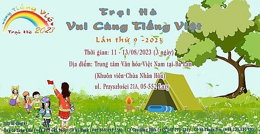 Trại hè “Vui cùng Tiếng Việt” năm 2023 tại Ba Lan