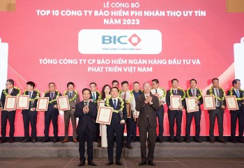 bic lan thu 8 lien tiep lot top 10 ct bao hiem phi nhan tho uy tin nhat viet nam