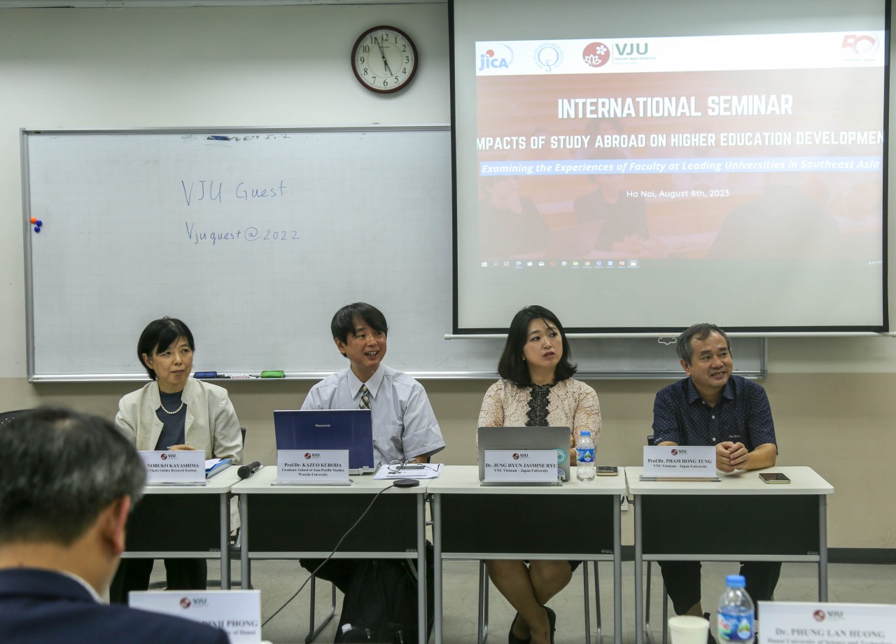 Hội thảo quốc tế tổ chức bởi Cơ quan Hợp tác Quốc tế Nhật Bản (JICA) và Trường Đại học Việt Nhật