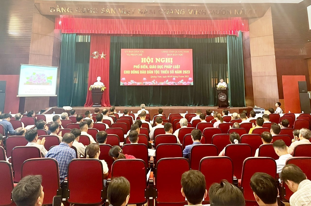 Quảng Nam: Hơn 200 đại biểu tham gia Hội nghị phổ biến, giáo dục pháp luật cho đồng bào DTTS