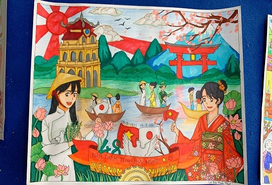 cuộc thi vẽ tranh “Em vẽ Nhật Bản - Em vẽ Việt Nam”