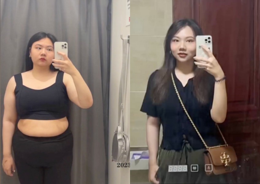 Cô gái Trung Quốc quyết tâm nghỉ học đại học để giảm cân