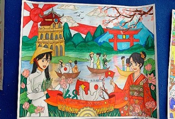 Vĩnh Phúc: Phát động cuộc thi vẽ tranh "Em vẽ Nhật Bản - Em vẽ Việt Nam"