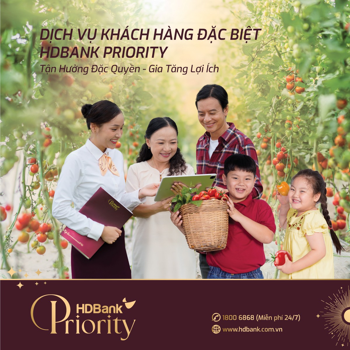 Thẻ tín dụng HDbank Priority - Tinh Tú Phương Đông: Ưu đãi ngập tràn cho khách hàng đặc biệt