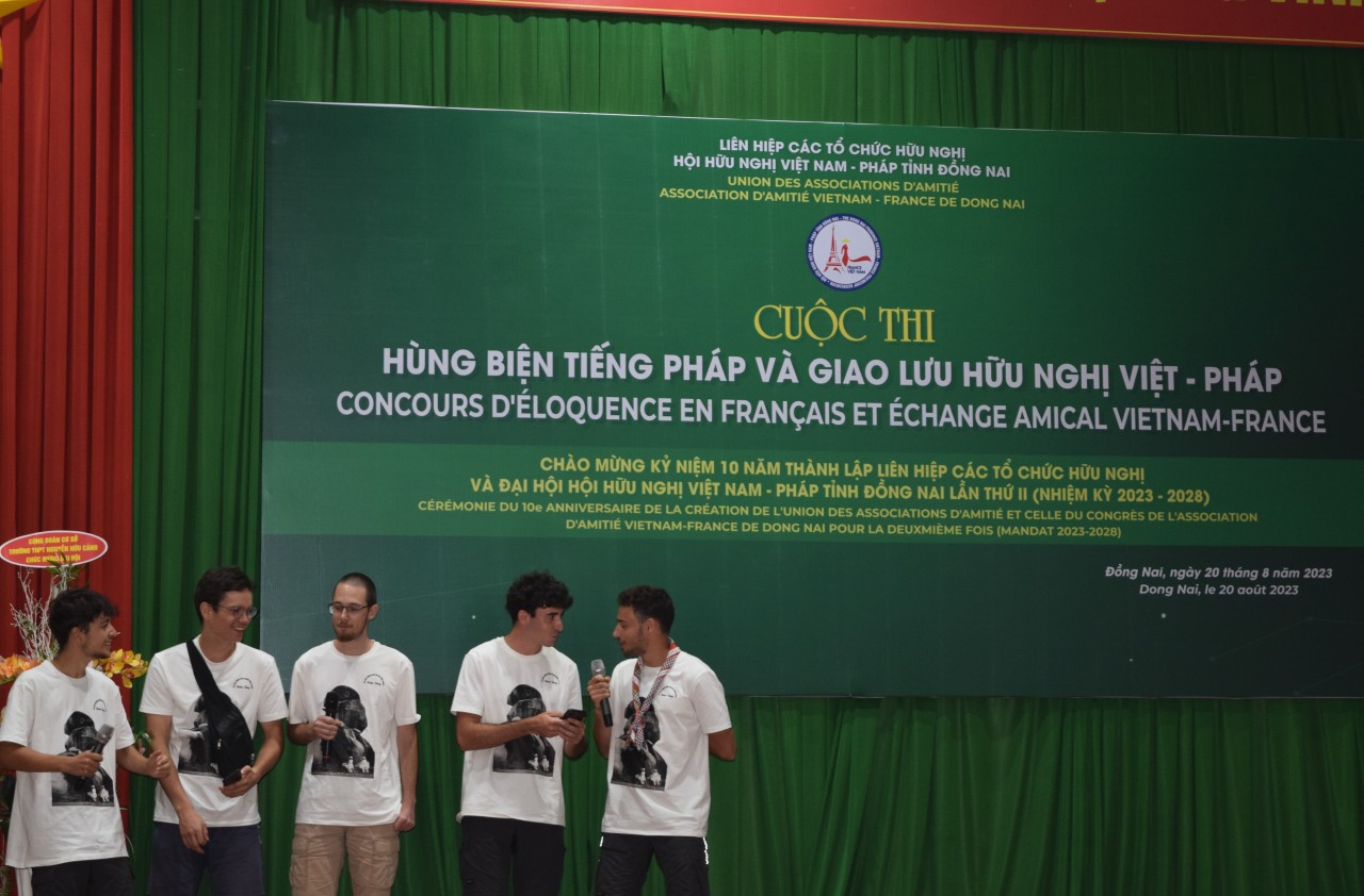 Đồng Nai tổ chức Cuộc thi hùng biện tiếng Pháp và giao lưu hữu nghị Việt Pháp