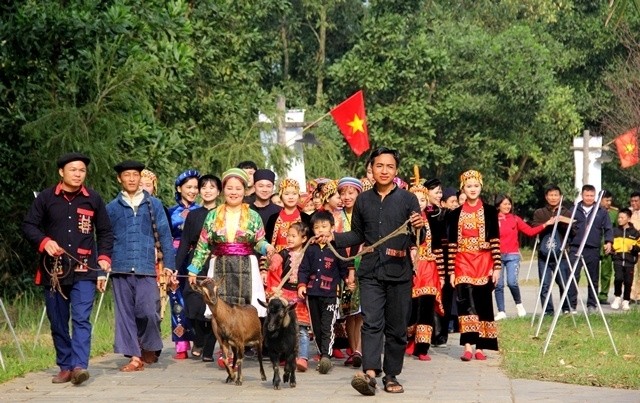 Nhiều hoạt động "Vui Tết độc lập" tại Làng Văn hóa - Du lịch các dân tộc Việt Nam