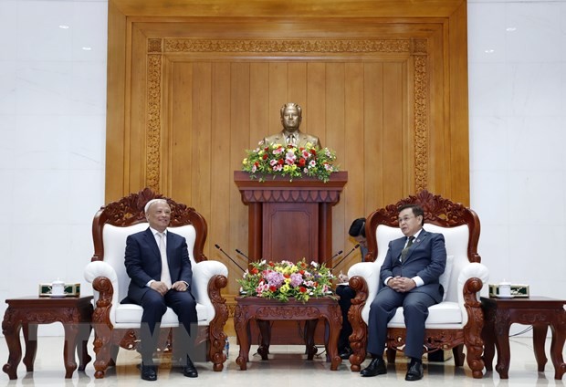 Lãnh đạo Lào đánh giá cao chuyến thăm của Ủy ban Hòa bình Việt Nam | ASEAN | Vietnam+ (VietnamPlus)