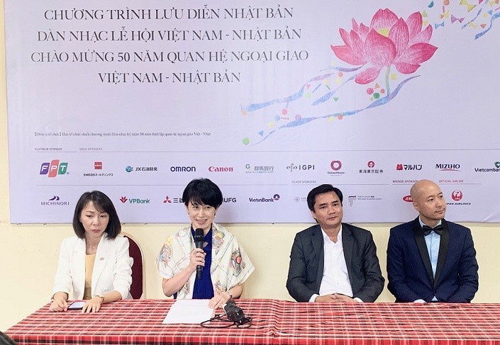 Nhà hát Nhạc vũ kịch Việt Nam đã tổ chức họp báo giới thiệu chương trình lưu diễn tại Nhật Bản của dàn nhạc giao hưởng “Lễ hội Việt Nam - Nhật Bản”. 
