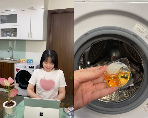 ca ngay ngat huong voi vien giat xa clara 3in1 gia chi hon 3000 dong