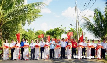 Bạc Liêu khánh thành đường cờ Tổ quốc dài nhất cả nước