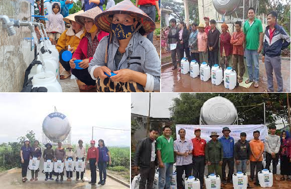 Hỗ trợ 186 giếng khoan và 11.240 gùi nước cho người dân trên địa bàn 13 huyện ở Gia Lai