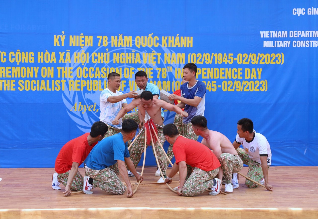 Ấn tượng Lễ mừng Quốc khánh Việt Nam ở Abyei