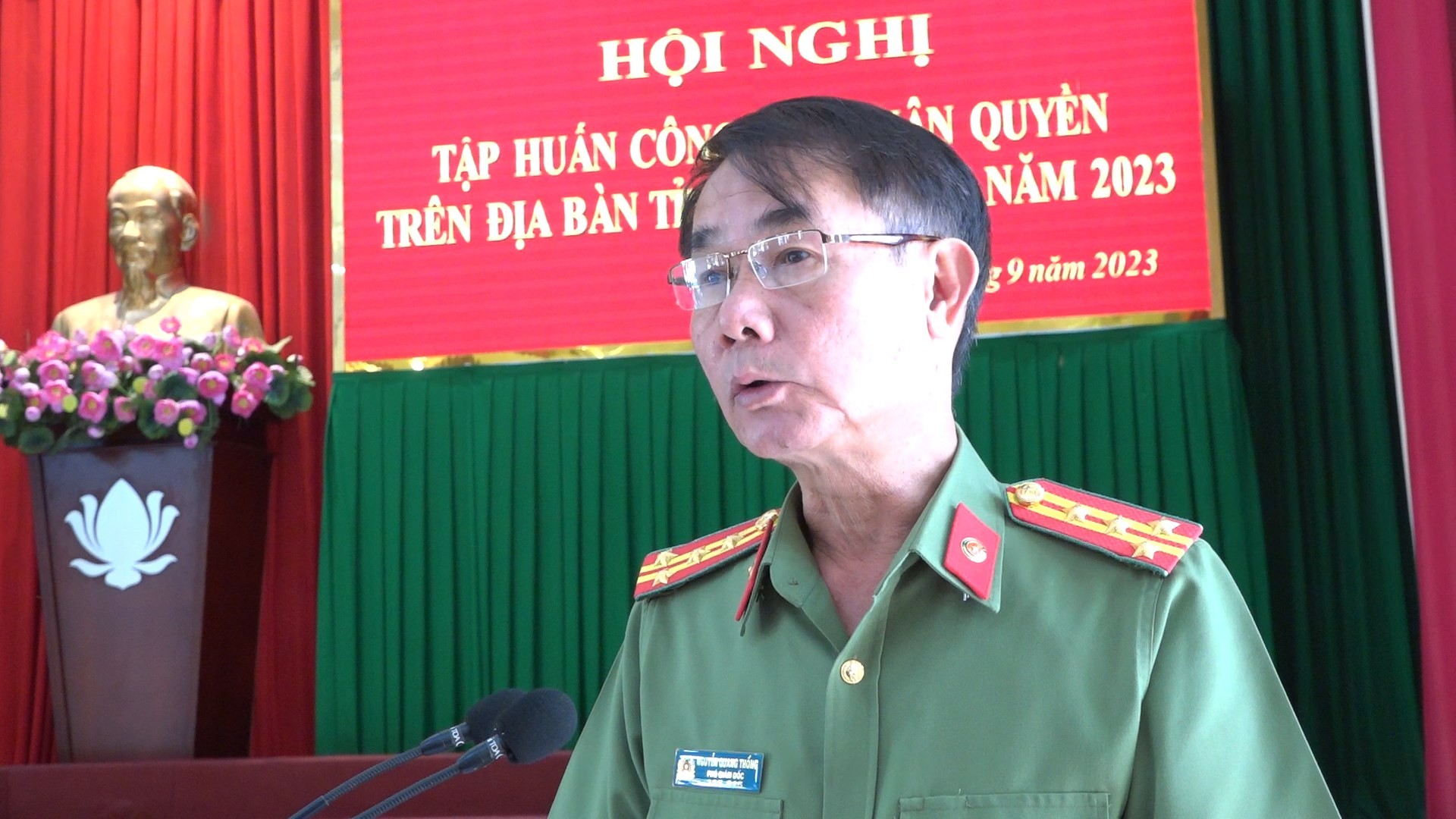 ông Nguyễn Quang Thống, Phó Trưởng ban Thường trực, Ban Chỉ đạo Nhân quyền tỉnh Lâm Đồng