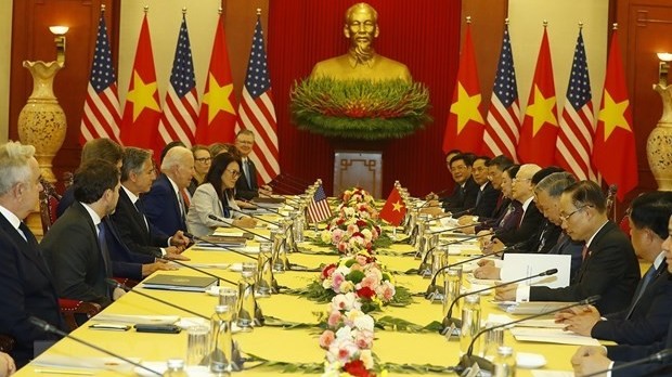Việt Nam-Hoa Kỳ nâng cấp quan hệ lên Đối tác chiến lược toàn diện