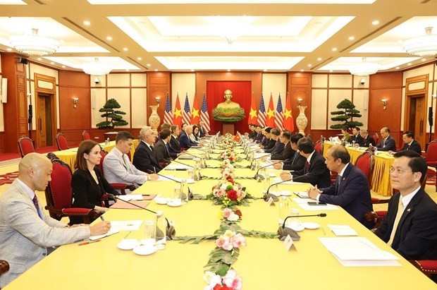 Việt Nam-Hoa Kỳ nâng cấp quan hệ lên Đối tác Chiến lược Toàn diện | Chính trị | Vietnam+ (VietnamPlus)