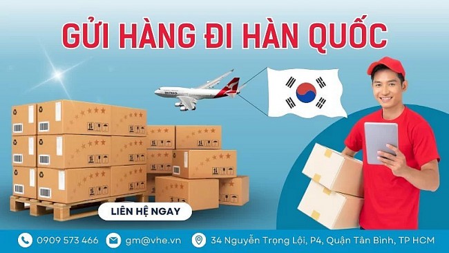 Nhận ship hàng đi Hàn Quốc giá rẻ sập sàn chỉ từ 120k/kg