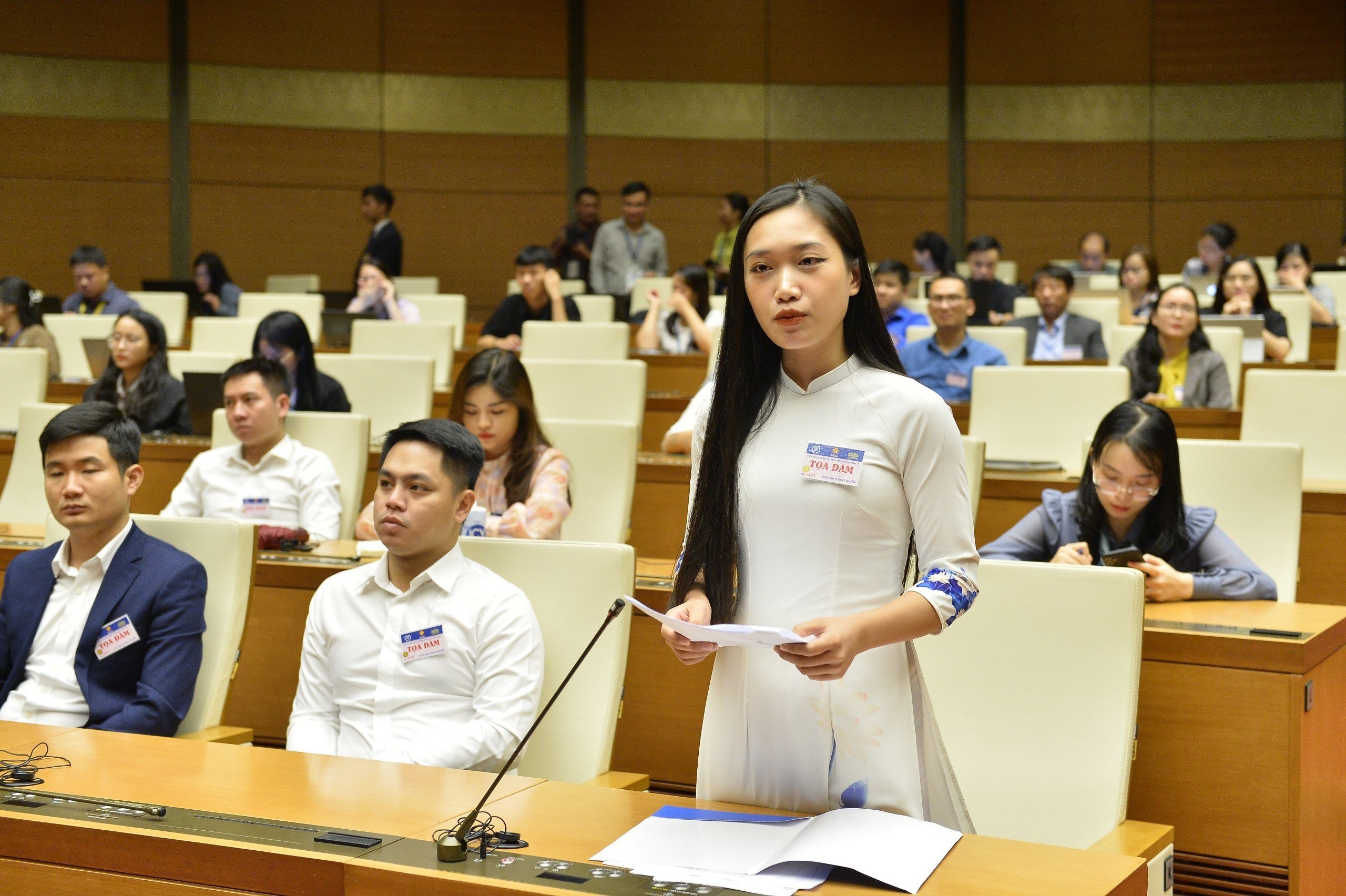  Tọa đàm “Tăng cường năng lực số cho thanh niên”. Đây là hoạt động đầu tiên trong khuôn khổ Hội nghị Nghị sĩ trẻ toàn cầu lần thứ 9