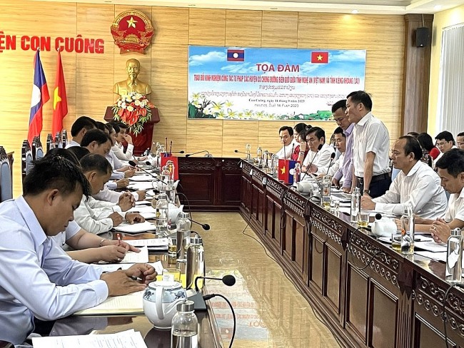Nghệ An và Xiêng Khoảng (Lào) tăng cường hợp tác tư pháp