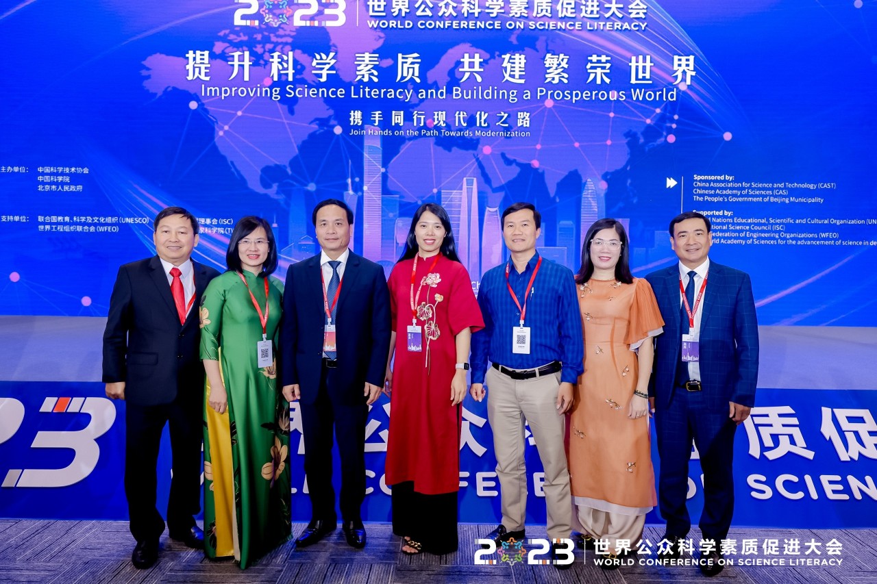 VUSTA dự Hội nghị quốc tế về kiến thức khoa học tại Trung Quốc