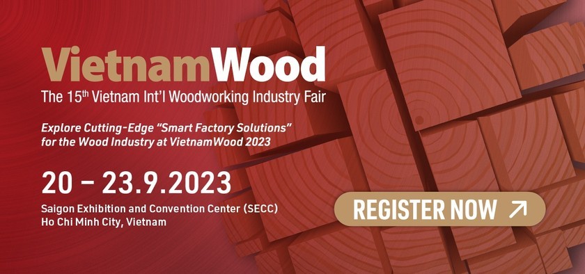 VietnamWood 2023 sẽ mang đến các giải pháp thông minh, công nghệ tiên tiến cho ngành công nghiệp chế biến gỗ.
