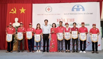 63 tình nguyện viên tại Cần Thơ tham gia thi về an toàn giao thông và sơ cấp cứu 2023