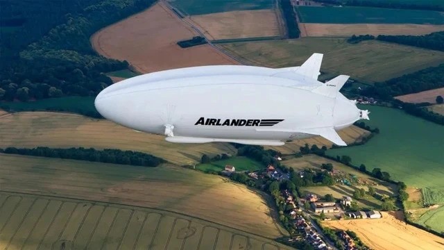 Công ty Hybrid Air Vehicle đang phát triển máy bay chạy điện Airlander. (Ảnh: Live Science)