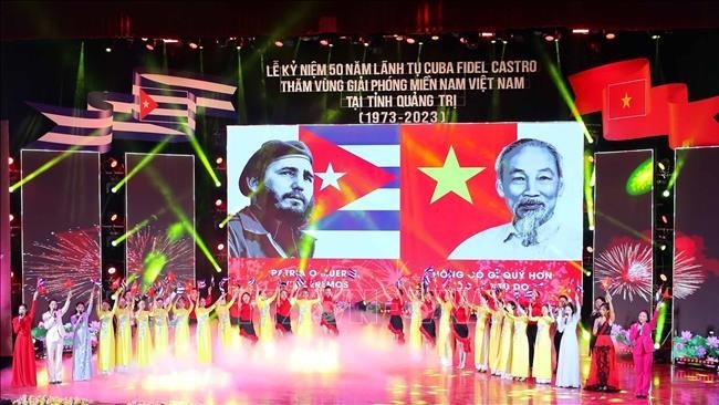 Tổ chức trọng thể Lễ kỷ niệm 50 năm lãnh tụ Fidel Castro thăm vùng giải phóng miền Nam Việt Nam tại Quảng Trị