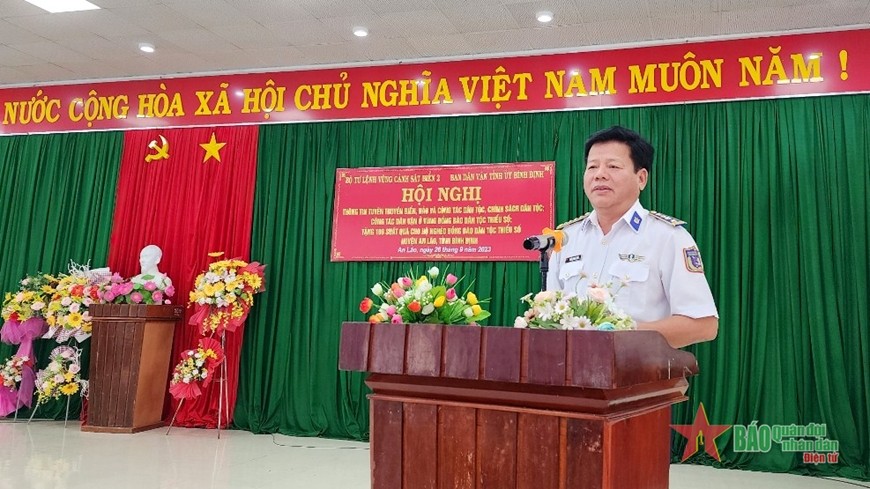 Bình Định: Cảnh sát biển đồng hành cùng đồng bào dân tộc, tôn giáo