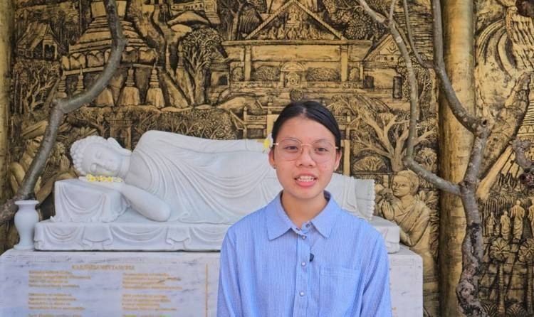Đà Nẵng: Lớp học tiếng Việt dành cho các sinh viên Lào, Thái Lan tại chùa Tam Bảo