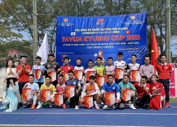 16 đội bóng tranh tài tại Giải bóng đá người Việt tại Kyushu (Nhật Bản)