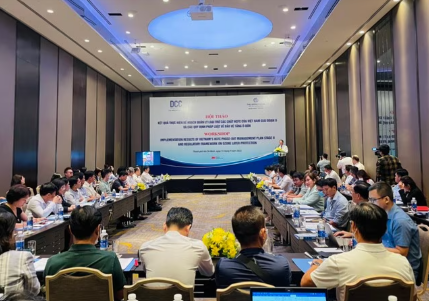 ội thảo kết quả thực hiện kế hoạch quản lý loại trừ các chất HCFC của Việt Nam giai đoạn II và các quy định pháp luật về bảo vệ tầng ozone Ảnh Báo điện tử Chính phủ