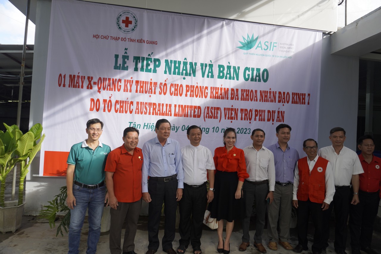 ASIF Foundation trao tặng máy X-quang trị giá 2 tỷ đồng cho tỉnh Kiên Giang