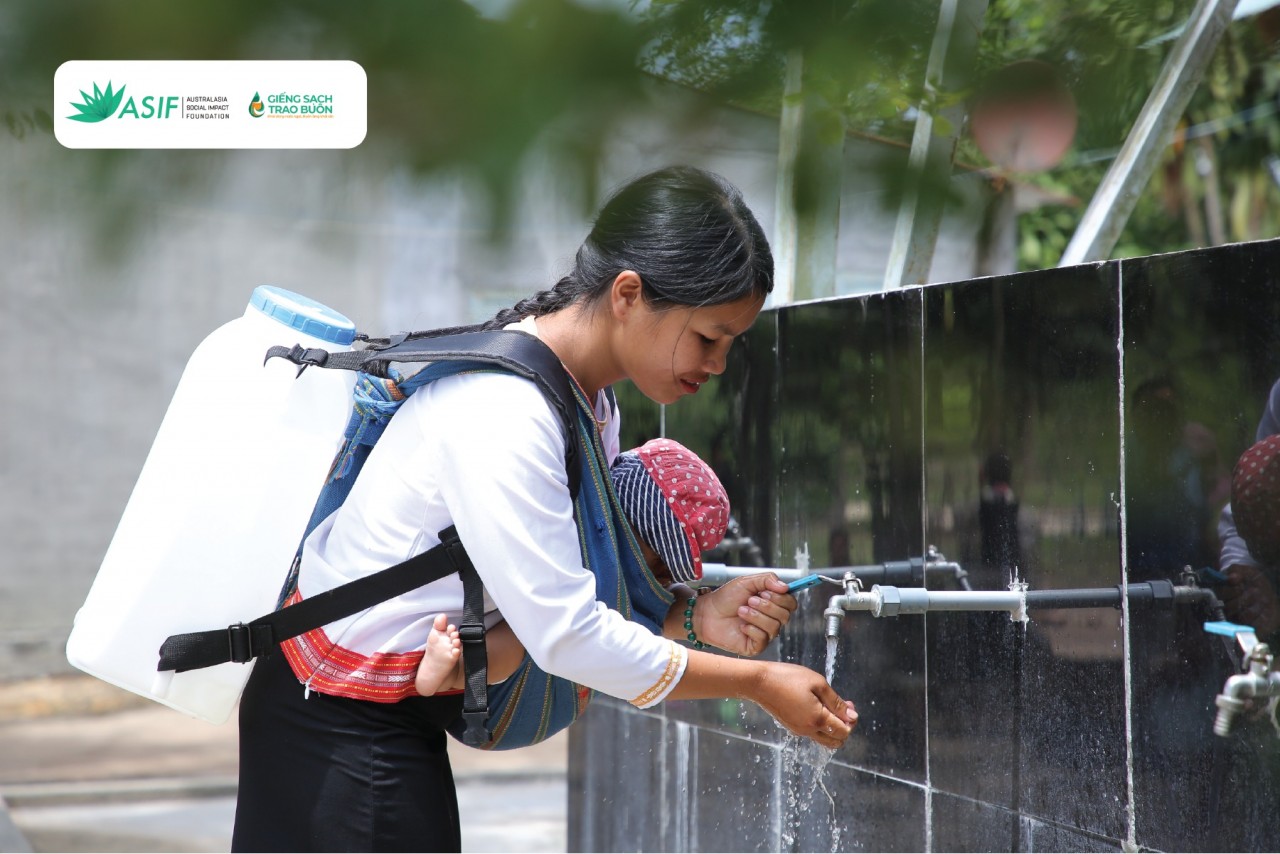 ASIF Foundation đang triển khai các chương trình nước sạch tại tỉnh Gia Lai và Kon Tum, giúp bà con dân tộc thiểu số được tiếp cận nguồn nước sạch trong sinh hoạt hàng ngày 