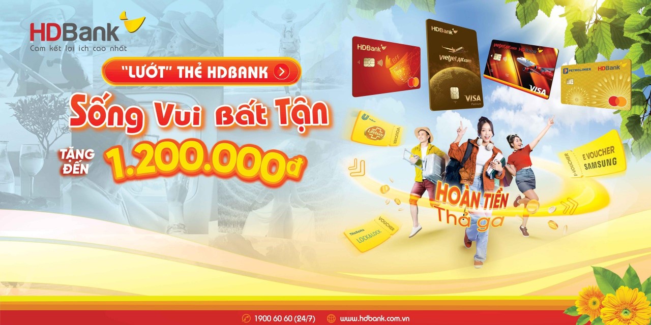 Ưu đãi độc quyền của HDBank tại “Sóng Festival - Ngày Thẻ Việt Nam”