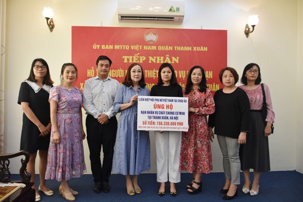 Thêm những tấm lòng người Việt tại châu Âu gửi đến nạn nhân vụ cháy chung cư mini tại Hà Nội