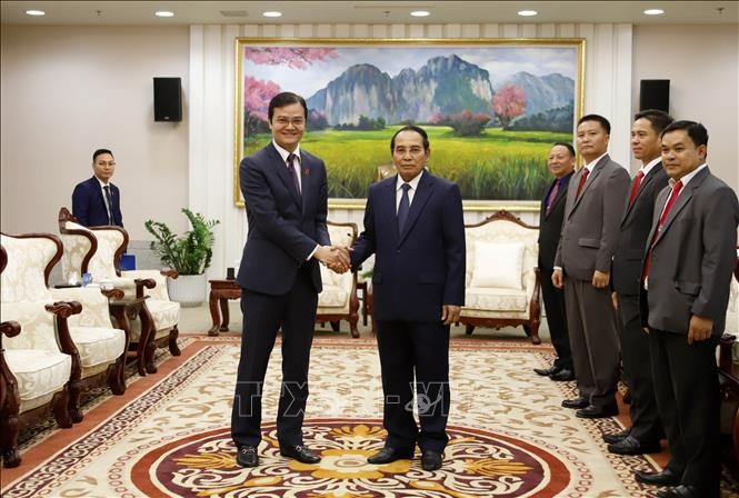 Lãnh đạo Lào nêu bật tầm quan trọng của hợp tác giữa thanh niên hai nước Việt - Lào
