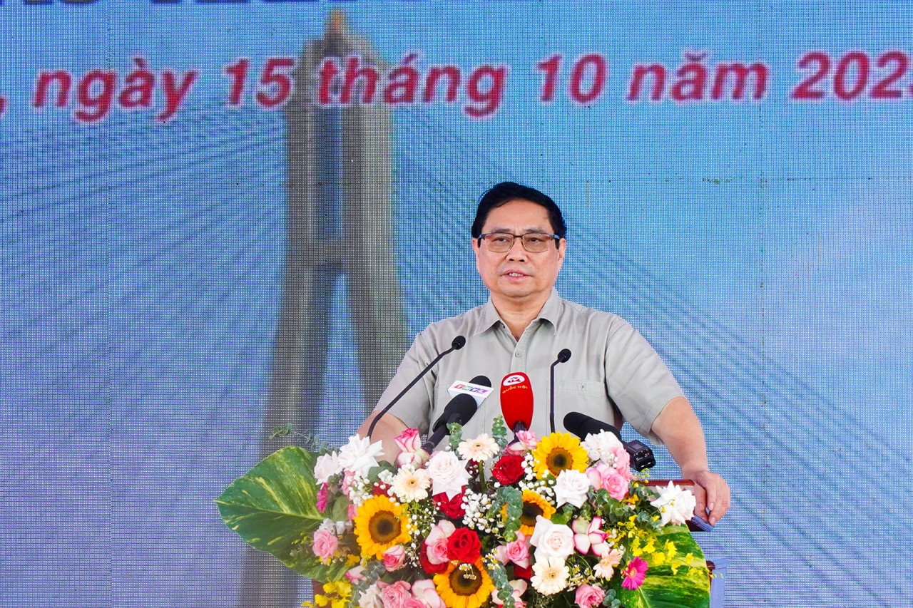 Thủ tướng phát lệnh khởi công cầu Đại Ngãi, kết nối Sóc Trăng - Trà Vinh