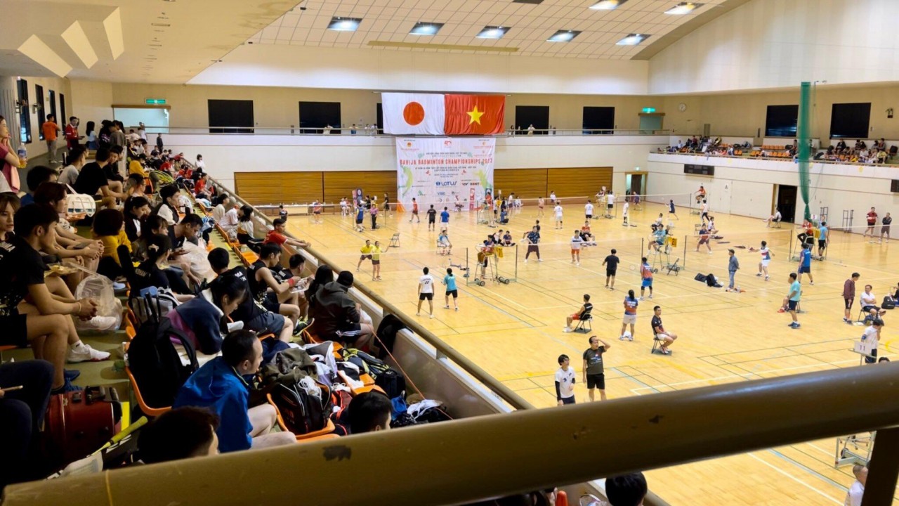 300 vận động viên tham gia Giải cầu lông toàn quốc người Việt tại Nhật