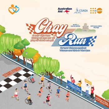 CSAGA tổ chức giải chạy vì một Việt Nam không có bạo lực giới
