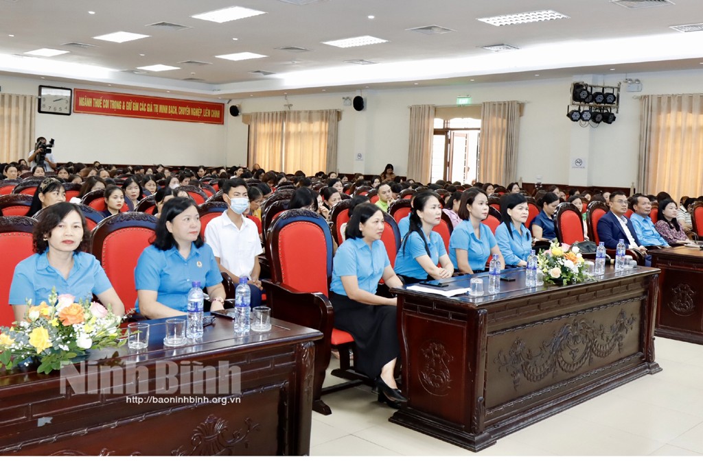 Lớp tập huấn được tổ chức tại tỉnh Ninh Bình