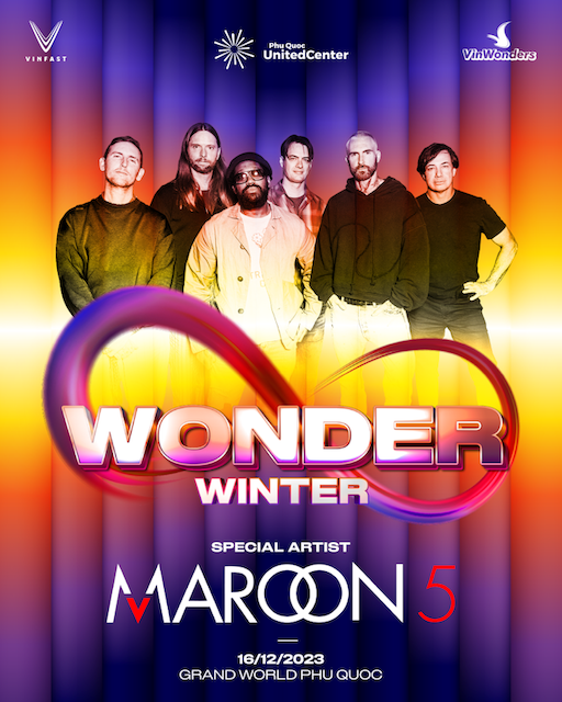 8Wonder đưa Maroon 5 đến Phú Quốc United Center