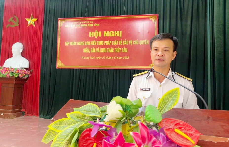 Ngư dân tỉnh Nghệ An được bồi dưỡng kiến thức về chủ quyền biển đảo