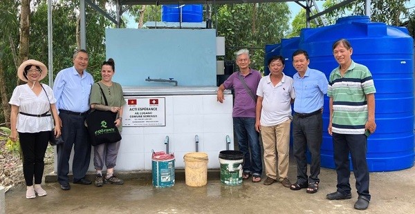 Associazione ACTI Espérance (Thụy Sĩ) khảo sát nhu cầu về dự án nước sạch, trường mầm non tại Kiên Giang