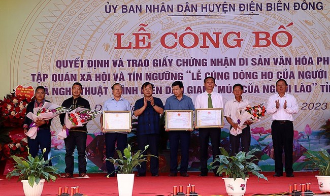 Điện Biên có thêm 2 di sản văn hóa phi vật thể quốc gia