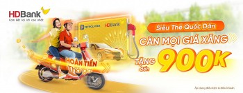 Hoàn tiền “thả ga” khi chi tiêu bằng thẻ của HDBank mùa cuối năm